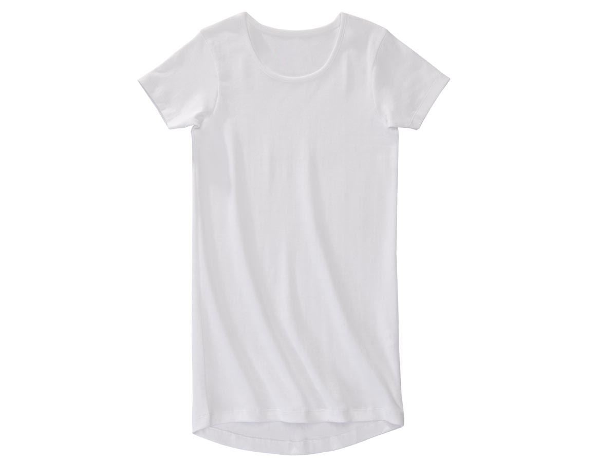 Intimo | Abbigliamento termico: e.s. cotton rib T-Shirt + bianco