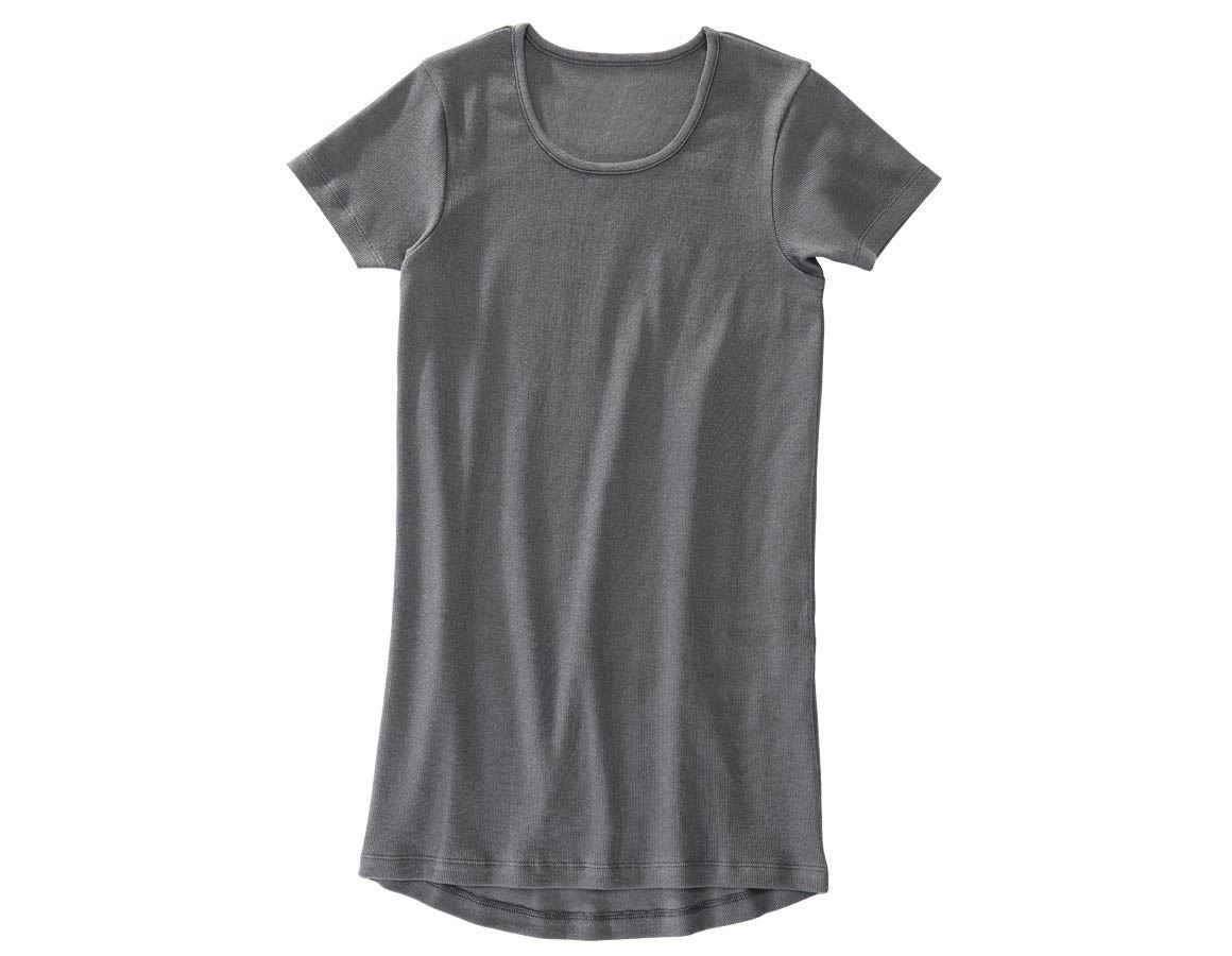 Intimo | Abbigliamento termico: e.s. cotton rib T-Shirt + titanio