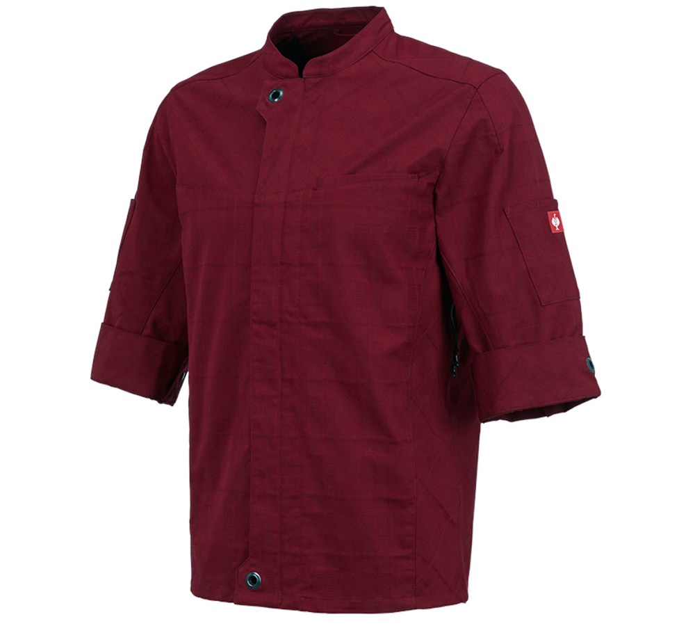 Maglie | Pullover | Camicie: Giacca da lavoro manica corta e.s.fusion, uomo + rubino