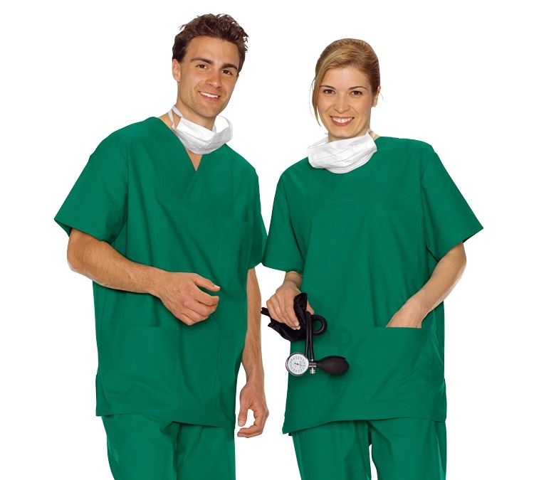 Maglie | Pullover | Bluse: Casacca per sala operatoria + verde