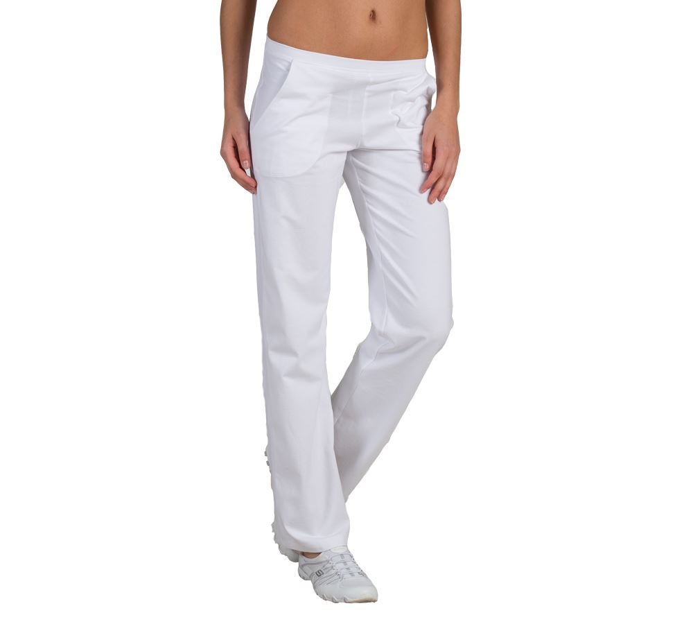 Pantaloni da lavoro: e.s. pantaloni sweat + bianco