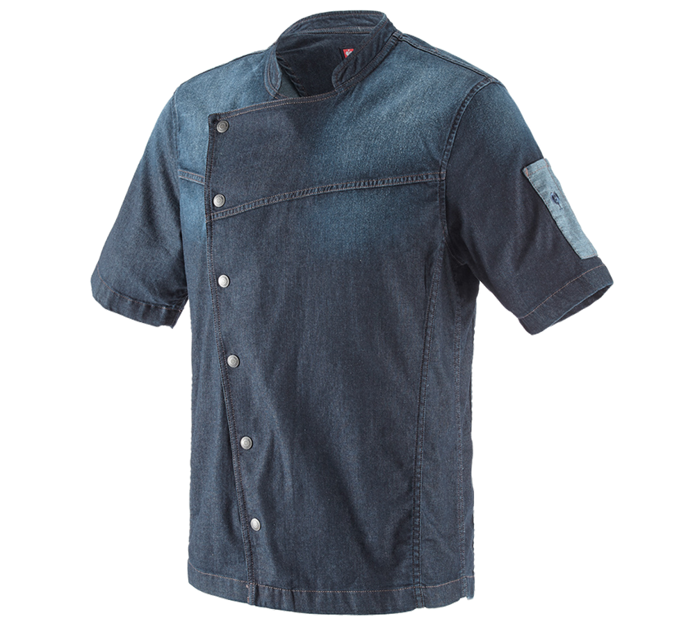 Maglie | Pullover | Camicie: e.s. giacca da cuoco denim + mediumwashed