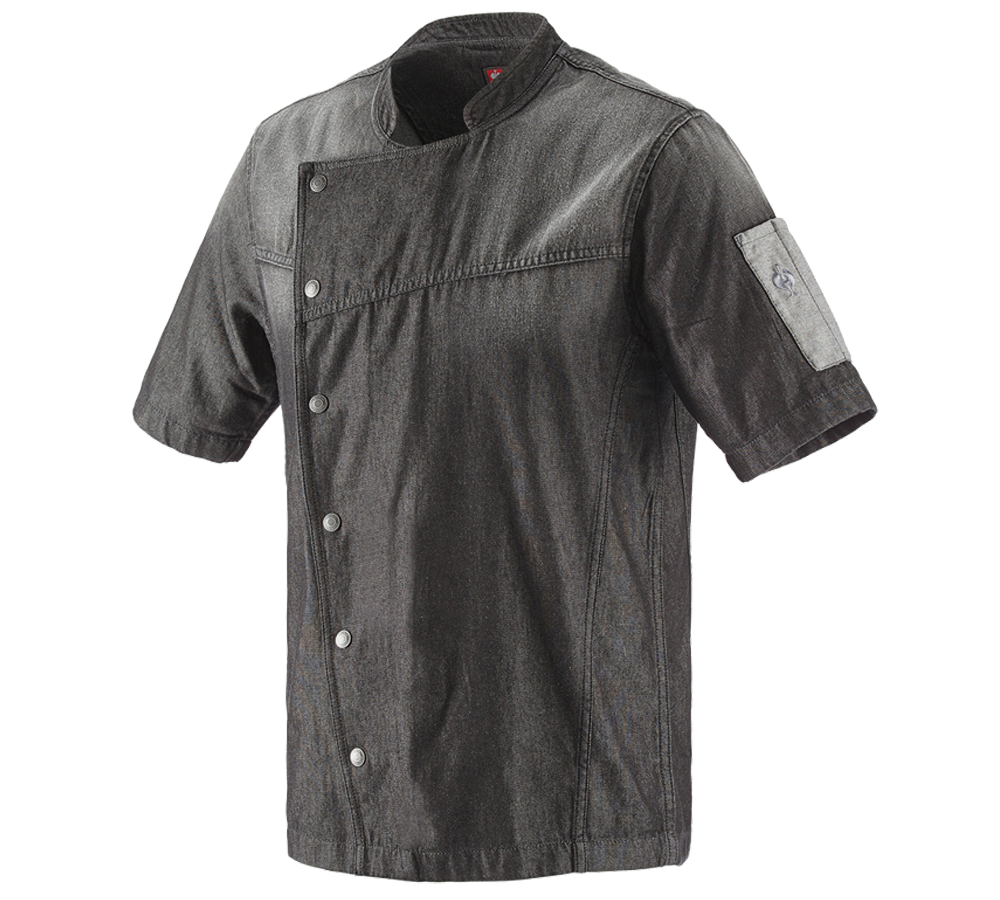 Maglie | Pullover | Camicie: e.s. giacca da cuoco denim + graphitewashed