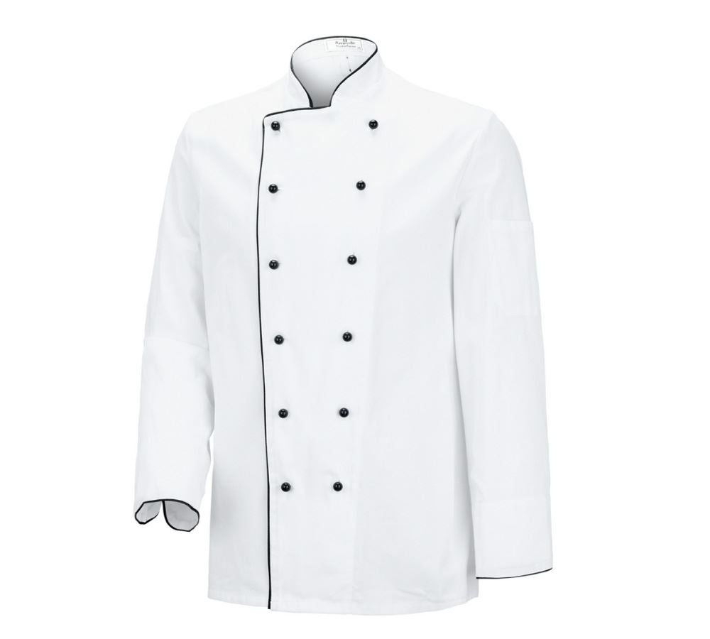 Maglie | Pullover | Camicie: Giacca da cuoco Image + bianco/nero