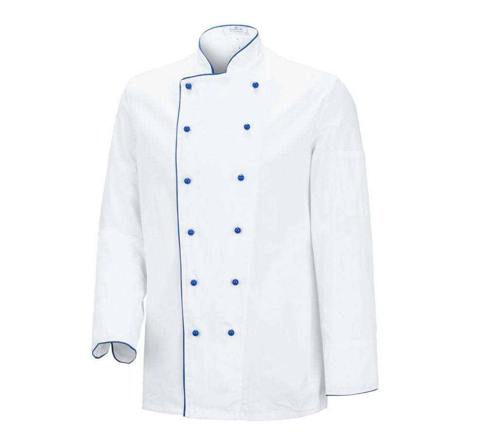 Maglie | Pullover | Camicie: Giacca da cuoco Image + bianco/blu