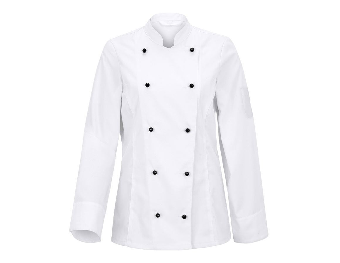 Maglie | Pullover | Bluse: Giacca da cuoco da donna Darla II + bianco