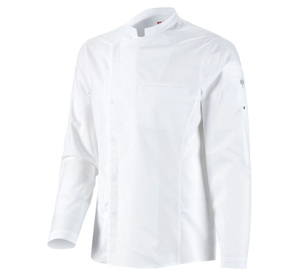 Temi: e.s. camicia da cuoco + bianco