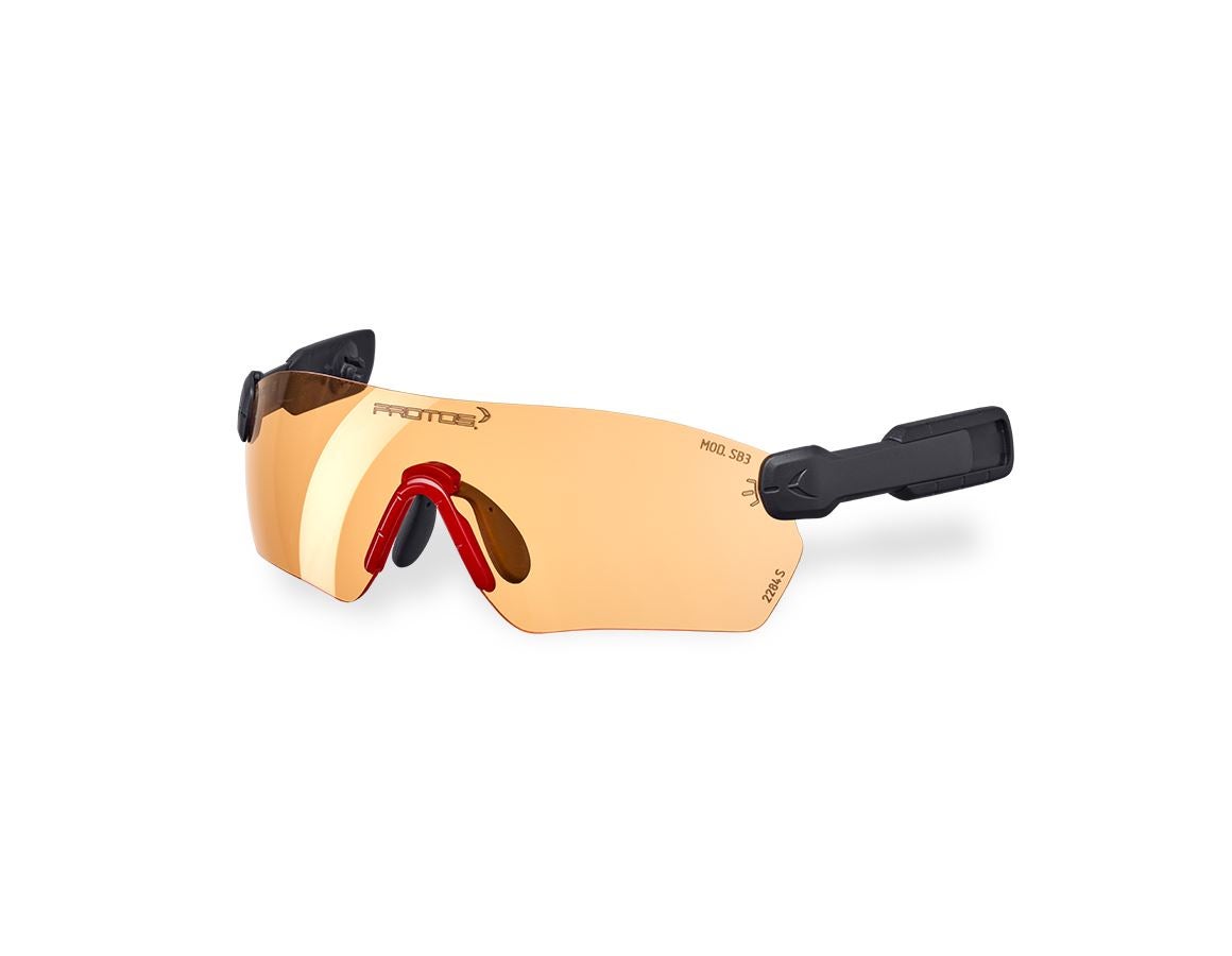 Occhiali protettivi: e.s. occhiali protettivi Protos® Integral + arancio