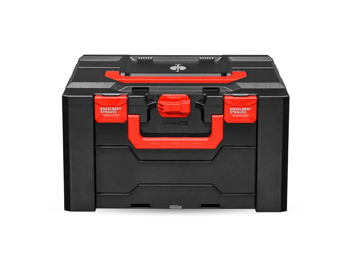 Sistema STRAUSSbox: STRAUSSbox 280 large + nero/rosso