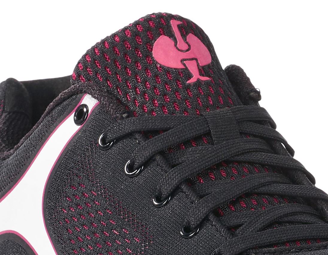 O1: e.s. O1 scarpe da lavoro Asterope + grafite/pink 2