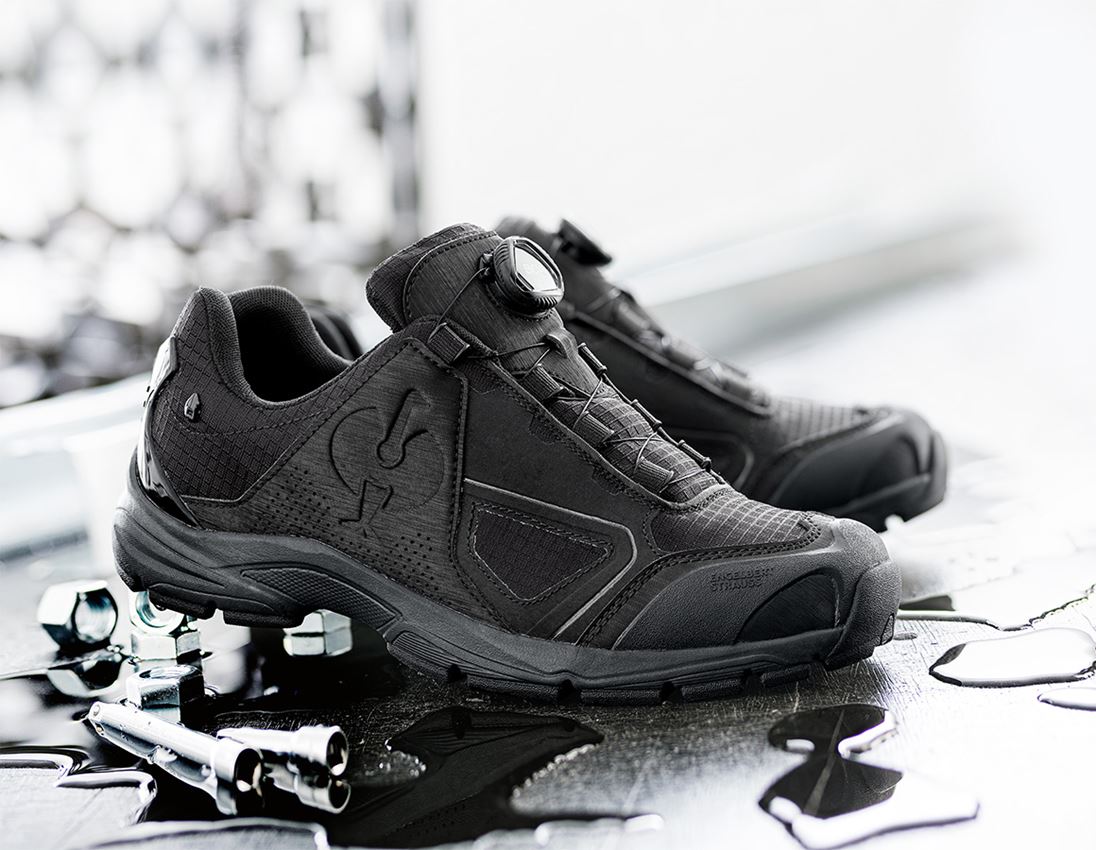 Schuhe: O2 Berufsschuhe e.s. Minkar II + schwarz