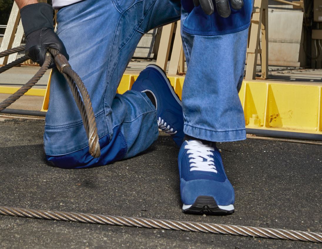Safety Trainers: e.s. S1P scarpe basse antinfortunistiche Sutur + blu reale