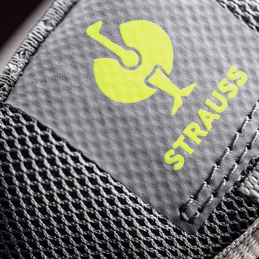 Safety Trainers: S1P scarpe basse antinfortun. e.s. Banco low + grigio perla/giallo fluo 2
