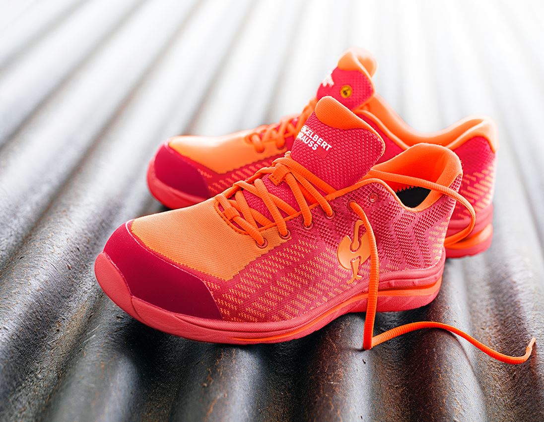 S1: S1 scarpe basse antinfortun. e.s. Tarvos II + arancio fluo/rosso