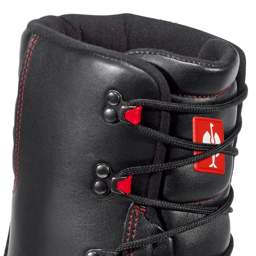 S3: S3 stivali invernali antinfortunistici Comfort12 + nero/rosso 2