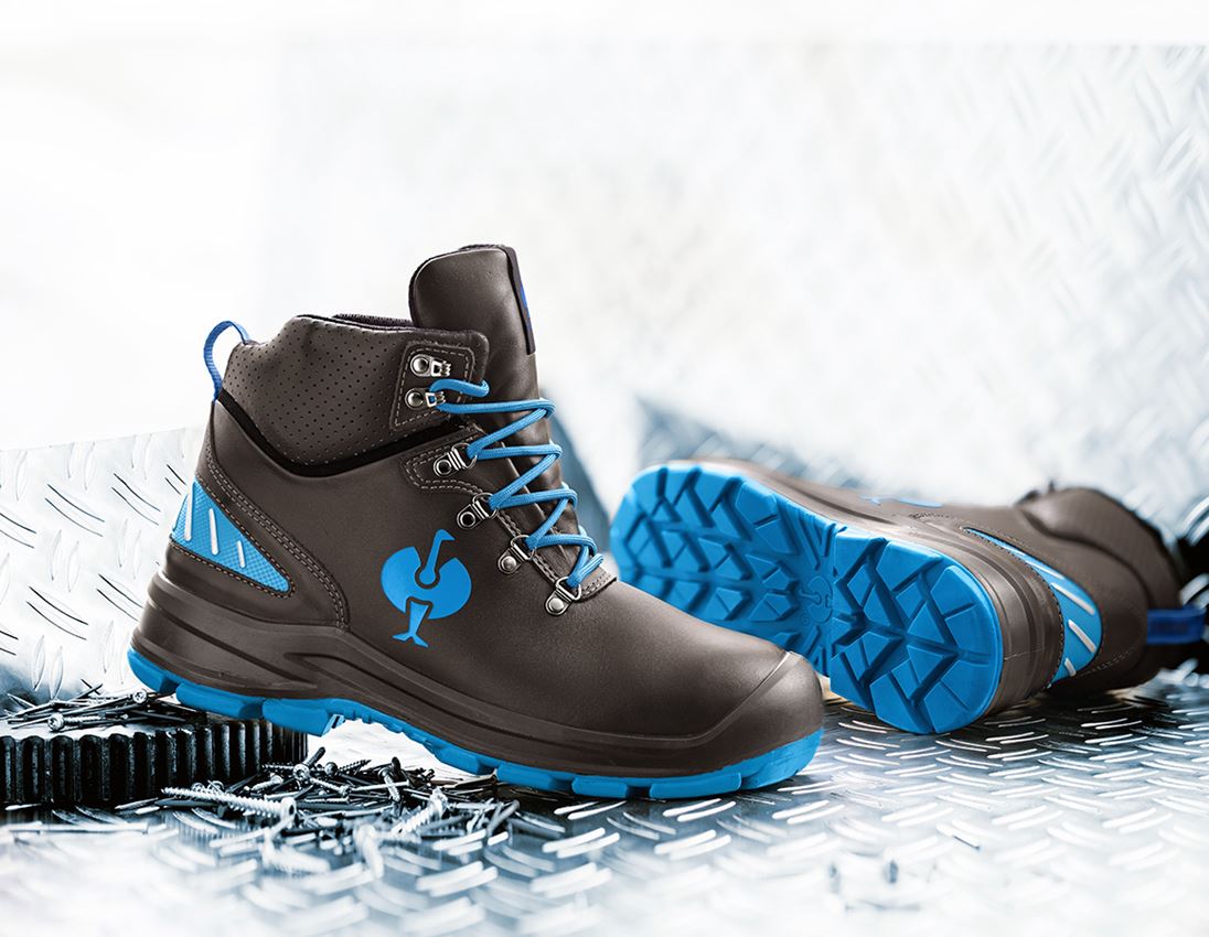 S3: S3 scarpe antinfortunistiche e.s. Umbriel II mid + nero/blu genziana