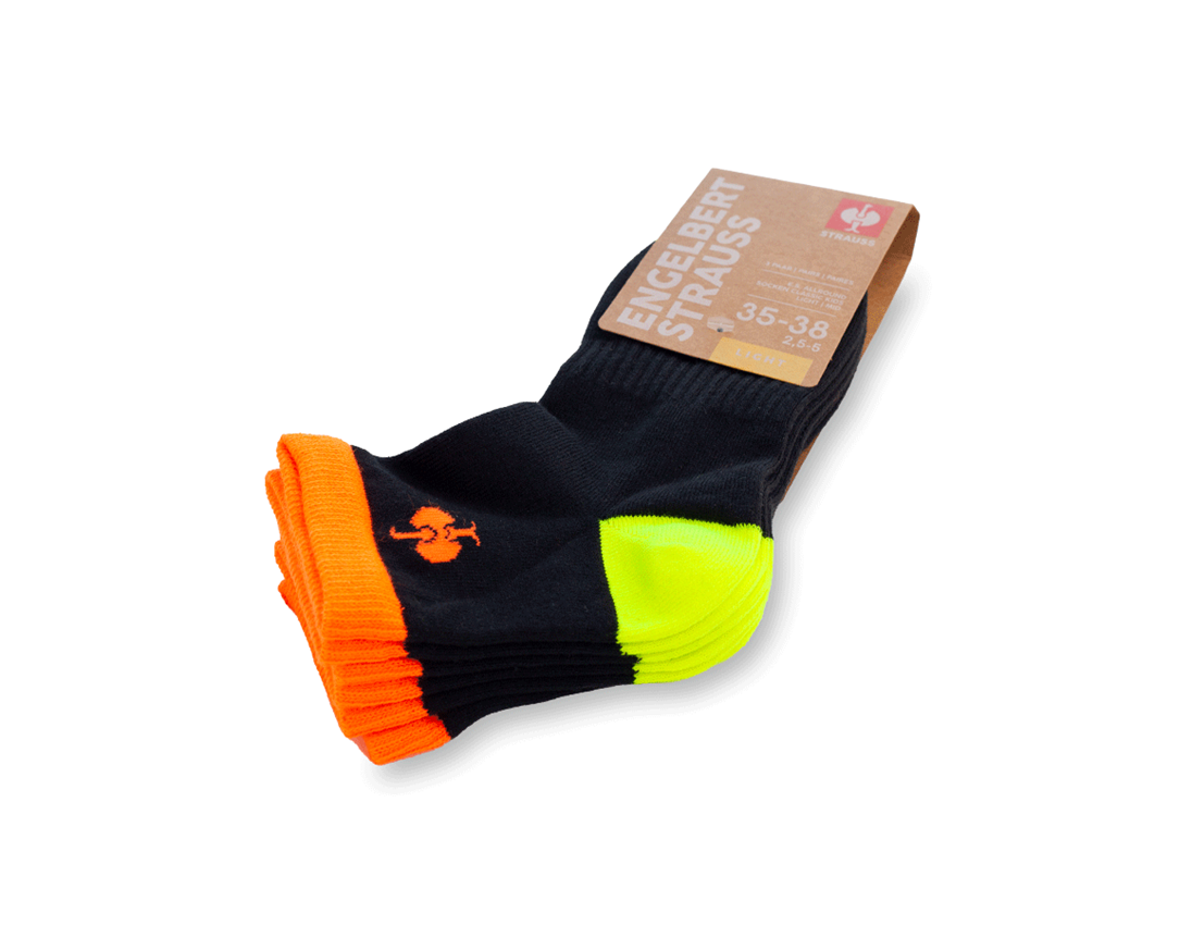 Accessori: e.s. calze Allround Classic light/mid, bambino + nero/giallo fluo