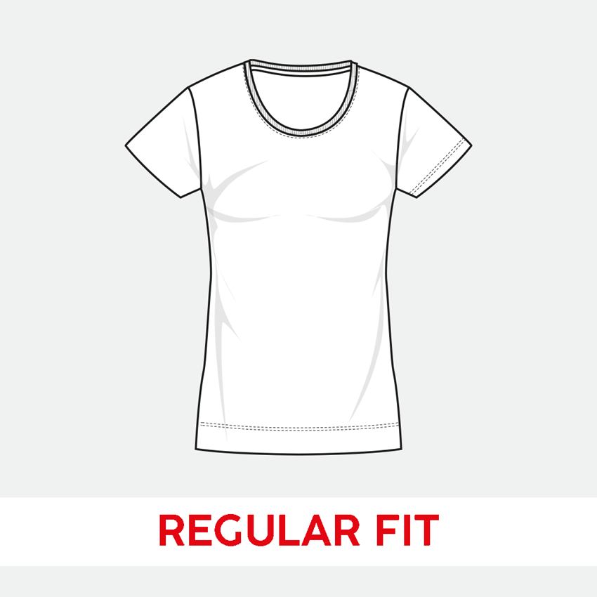 Themen: e.s. T-Shirt cotton stretch, Damen + weiß 2