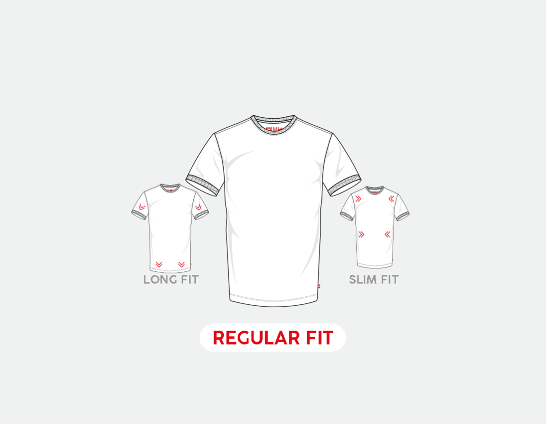 Temi: e.s. t-shirt cotton stretch + rosso fuoco 1
