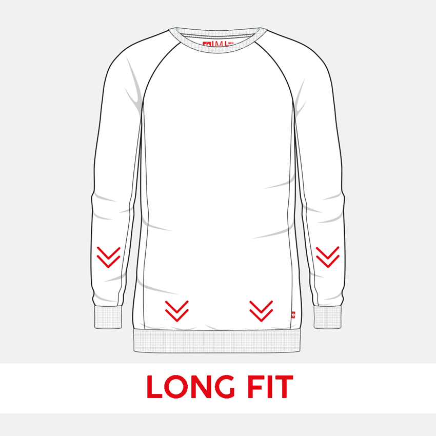 Themen: e.s. Sweatshirt cotton stretch, long fit + anthrazit 2