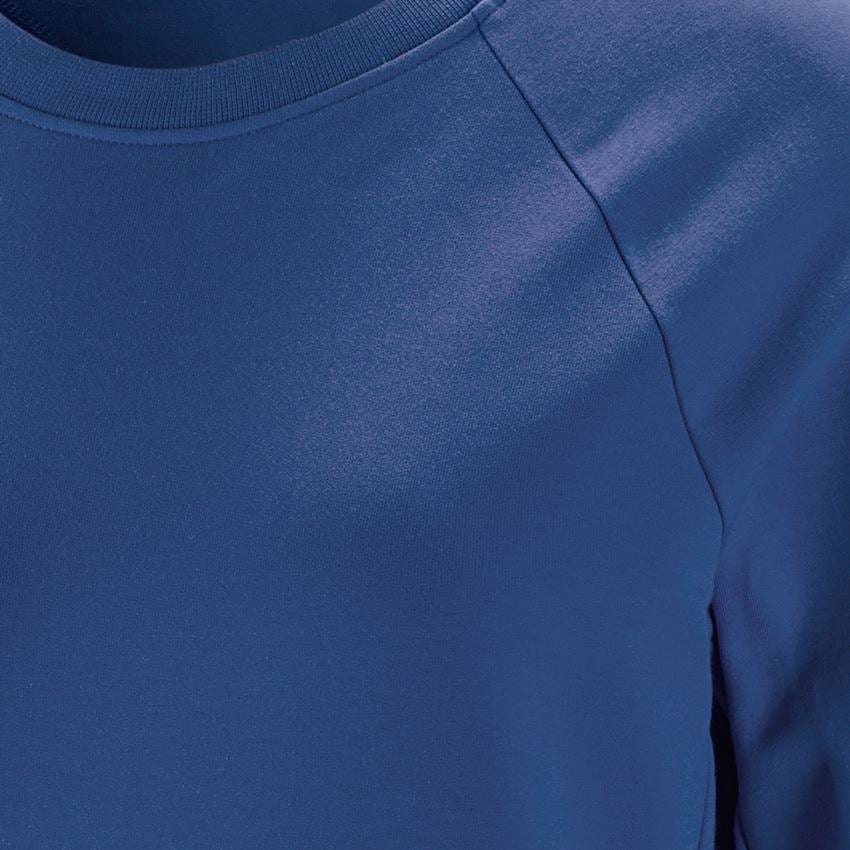 Maglie | Pullover | Bluse: e.s. felpa cotton stretch, donna + blu alcalino 2
