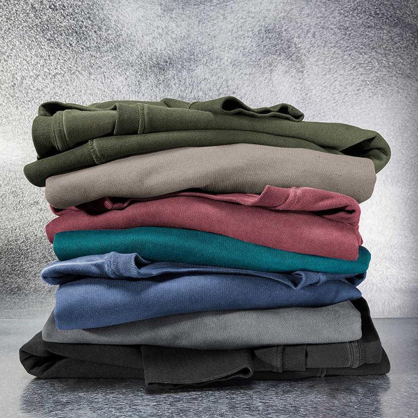 Maglie | Pullover | Camicie: e.s. felpa vintage poly cotton + ciano scuro vintage 2
