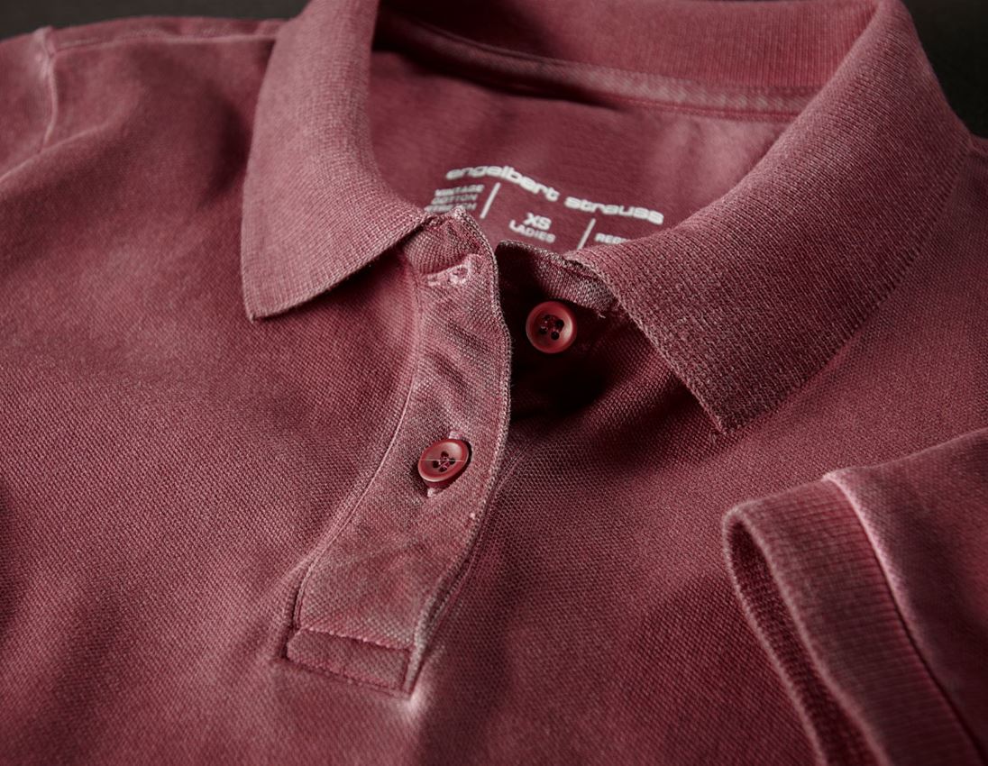 Maglie | Pullover | Bluse: e.s. polo vintage cotton stretch, donna + rubino vintage 2