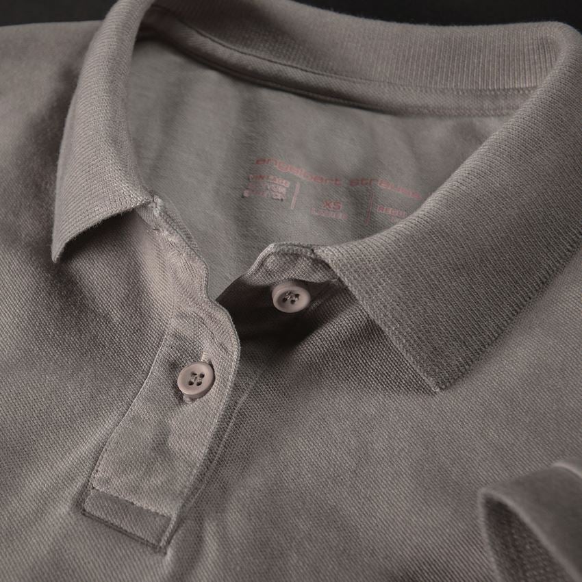 Maglie | Pullover | Bluse: e.s. polo vintage cotton stretch, donna + tortora vintage 2