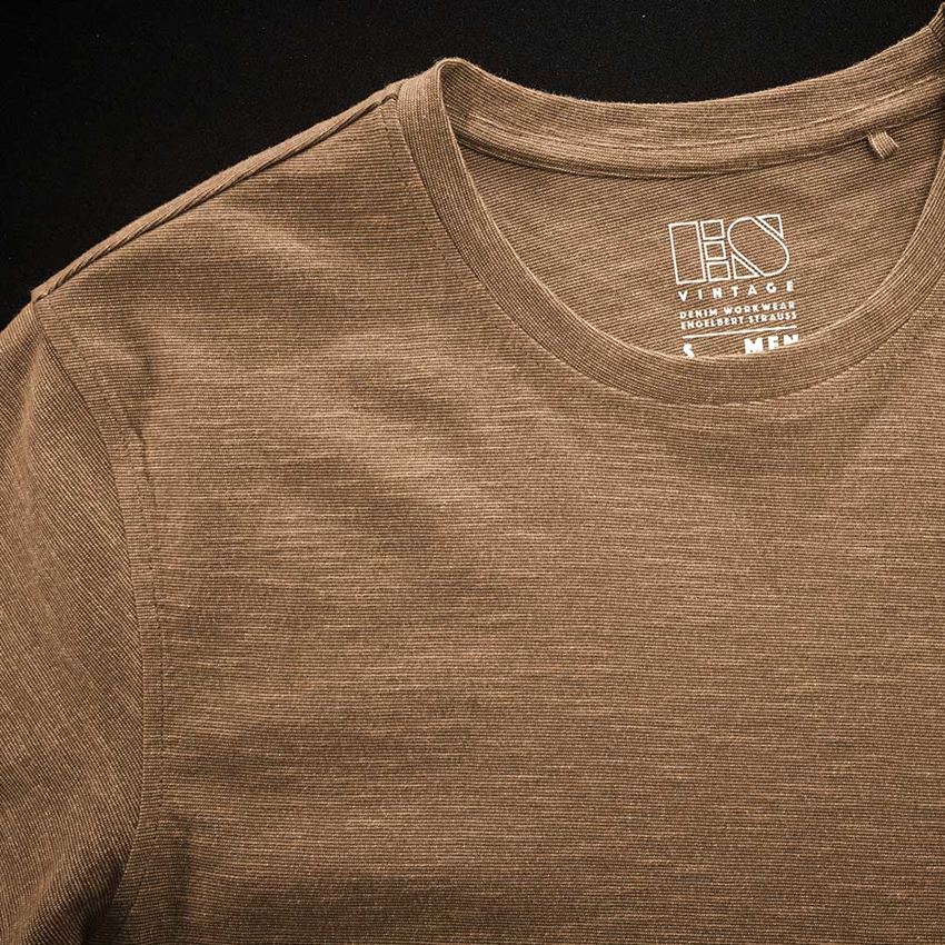 Maglie | Pullover | Camicie: T-shirt e.s.vintage + seppia melange 2