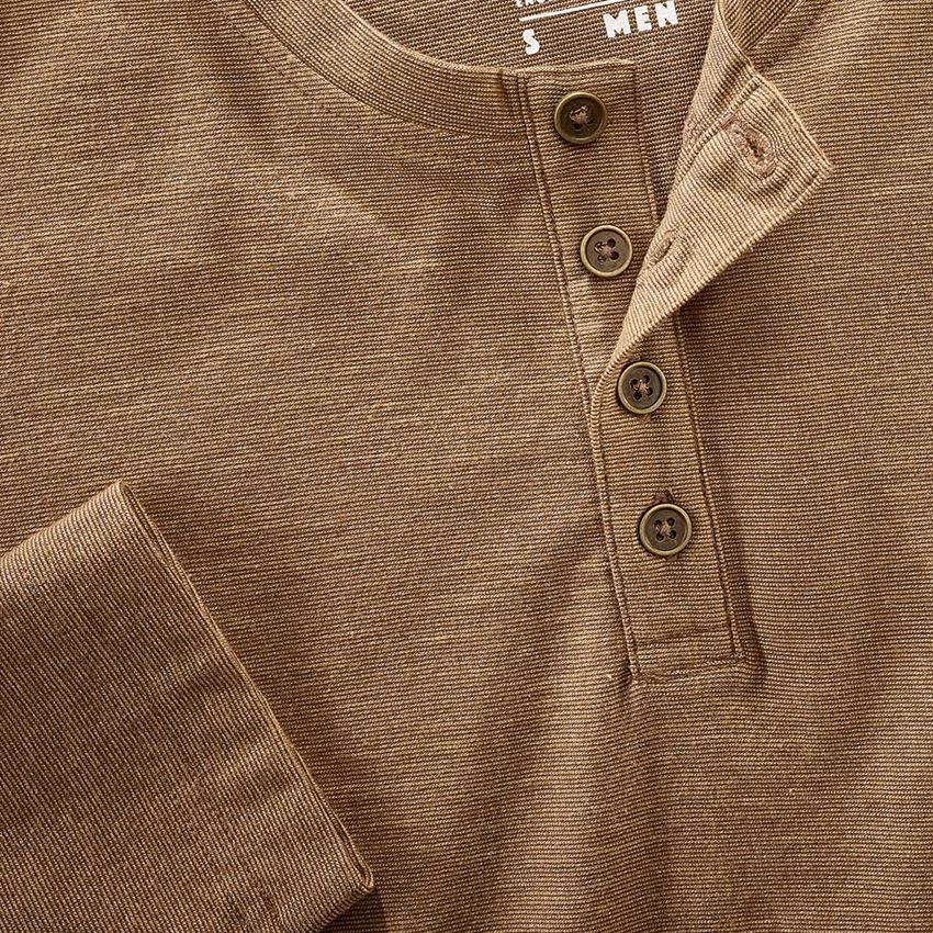 Maglie | Pullover | Camicie: Longsleeve e.s.vintage + seppia melange 2