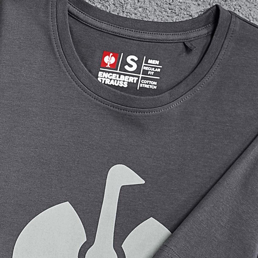 Maglie | Pullover | Camicie: T-shirt e.s.concrete + antracite  2