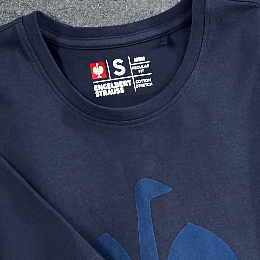 Maglie | Pullover | Camicie: T-shirt e.s.concrete + blu profondo 2