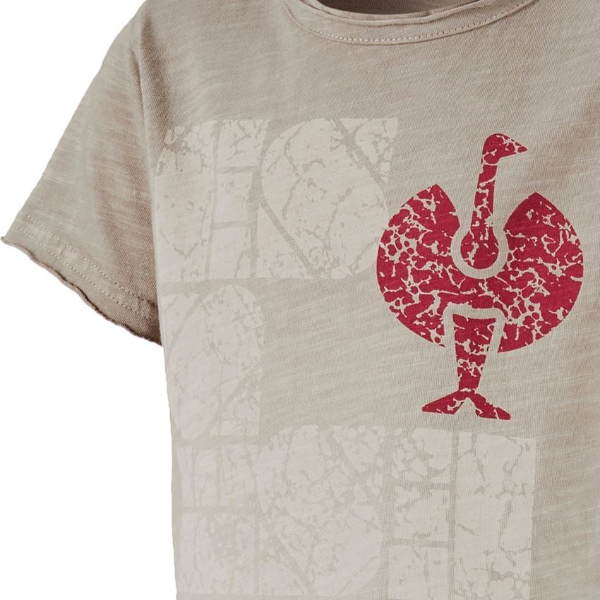 Maglie | Pullover | T-Shirt: e.s. t-shirt denim workwear, bambino + tortora vintage 2