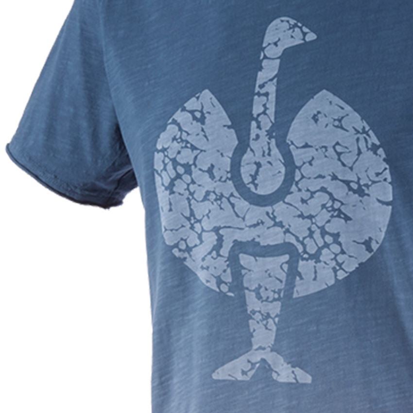 Maglie | Pullover | Camicie: e.s. t-shirt workwear ostrich + blu antico vintage 2