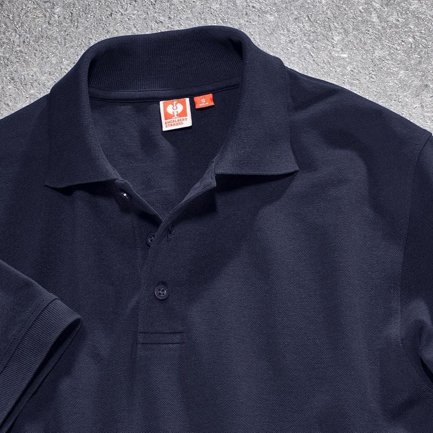 Maglie | Pullover | Camicie: Polo in piqué e.s.industry + blu scuro 2