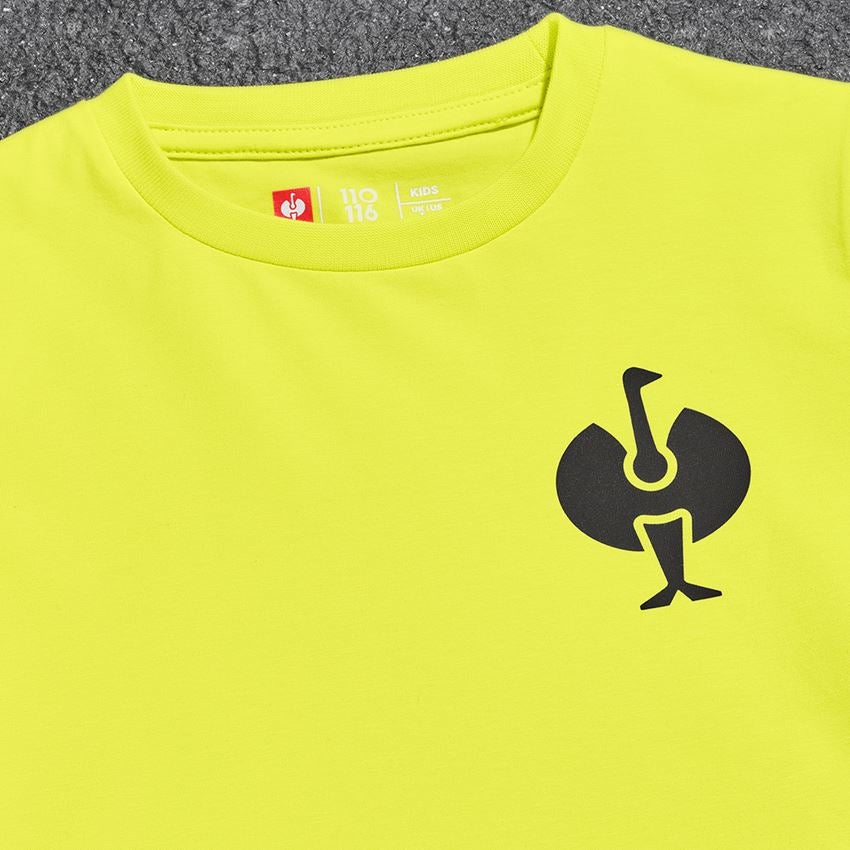 Maglie | Pullover | T-Shirt: T-shirt e.s.trail, bambino + giallo acido/nero 2