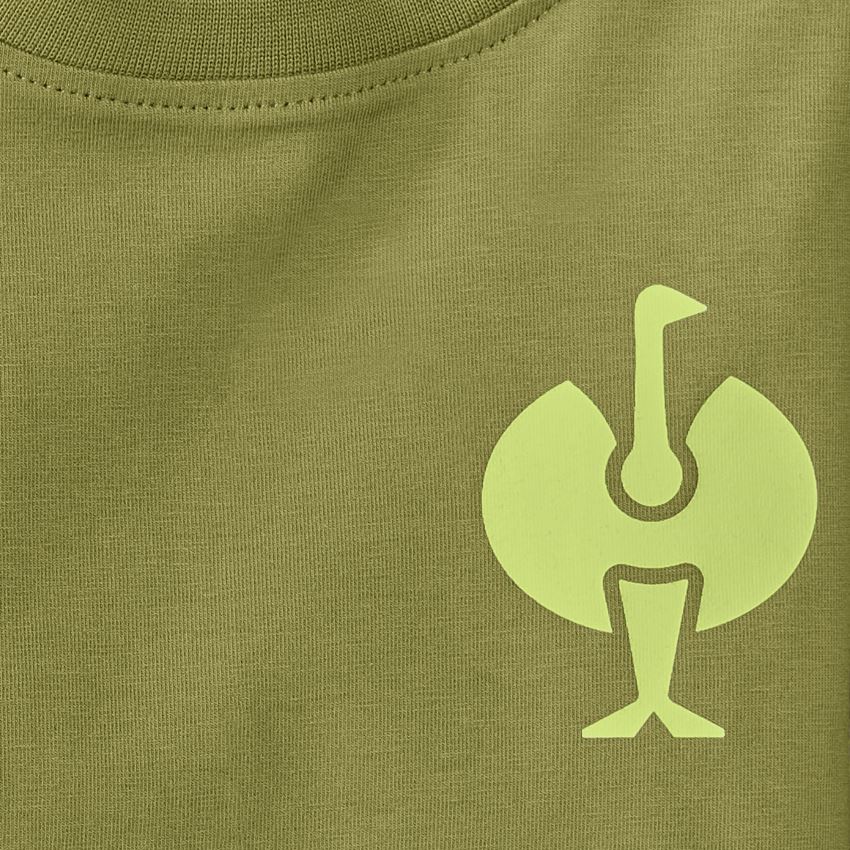 Maglie | Pullover | T-Shirt: T-shirt e.s.trail, bambino + verde ginepro/verde lime 2