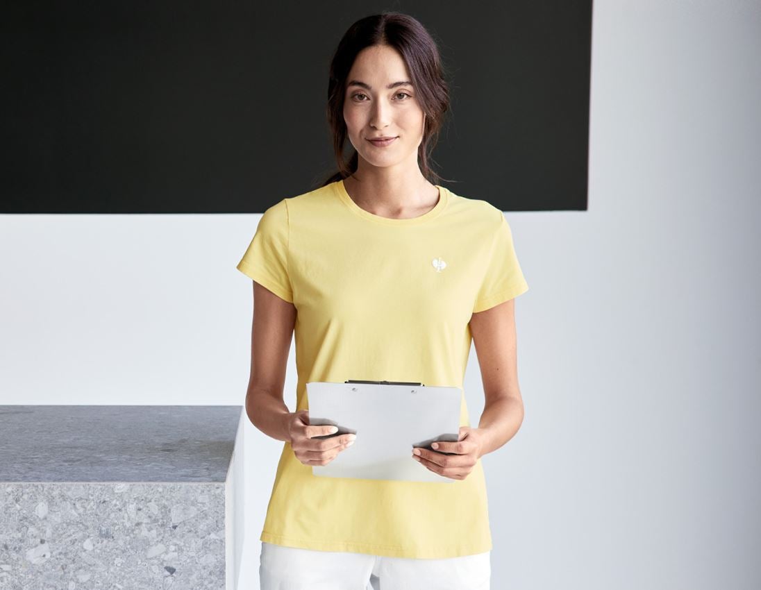 Temi: T-shirt e.s.motion ten pure, donna + giallo chiaro vintage 2