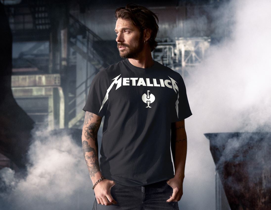 Maglie | Pullover | Camicie: Metallica cotton tee + nero
