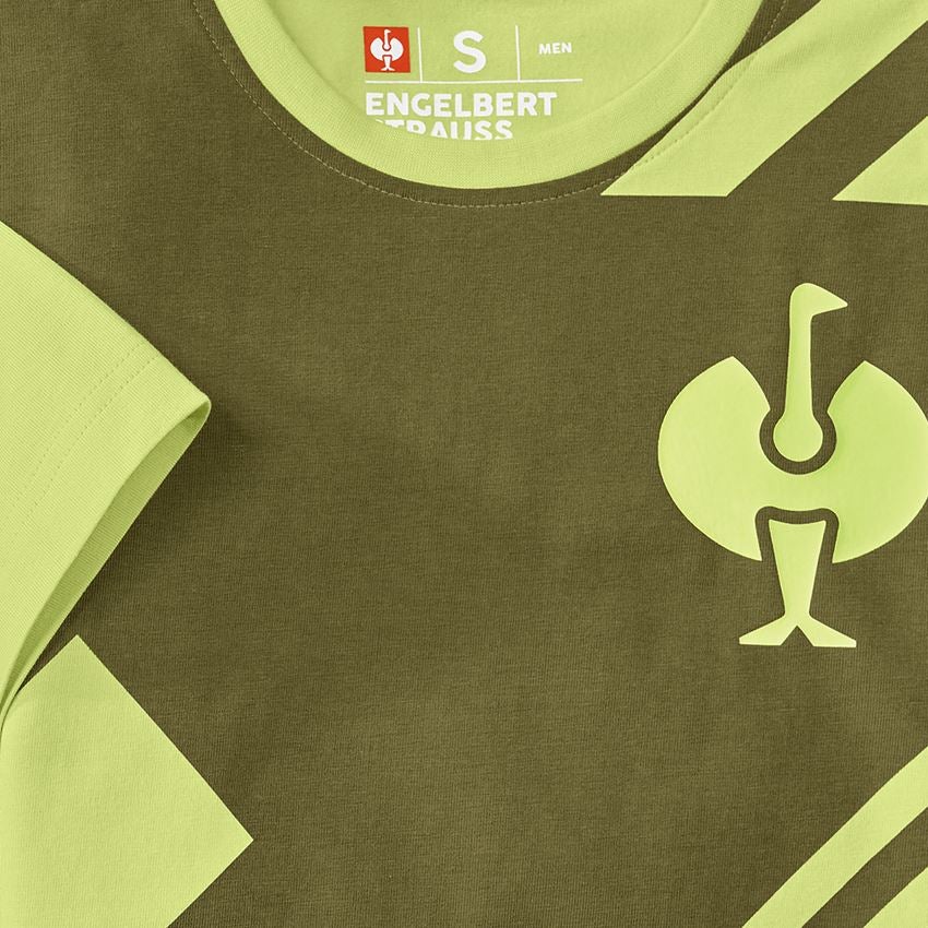 Temi: T-shirt e.s.trail graphic + verde ginepro/verde lime 2