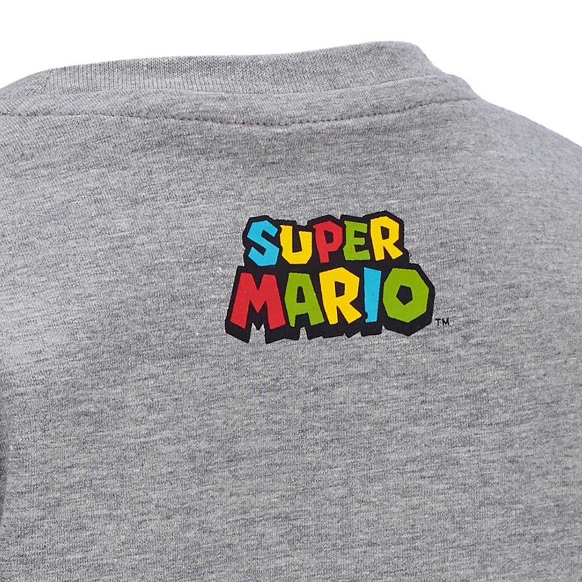Maglie | Pullover | T-Shirt: Super Mario t-shirt, bambino + grigio sfumato 2
