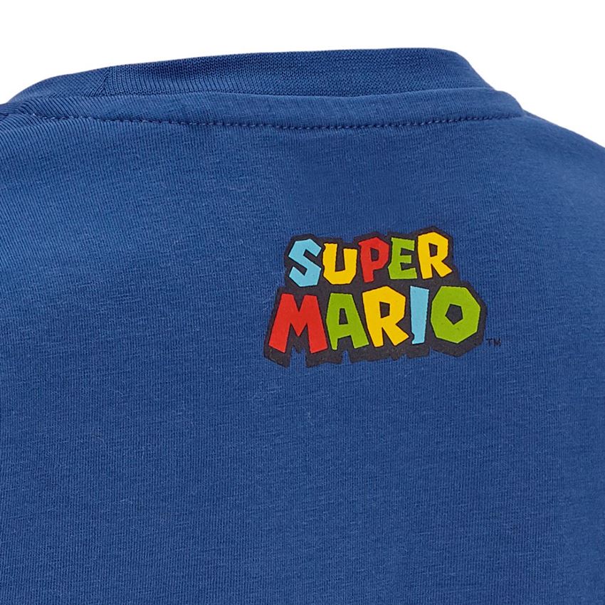 Maglie | Pullover | T-Shirt: Super Mario t-shirt, bambino + blu alcalino 2