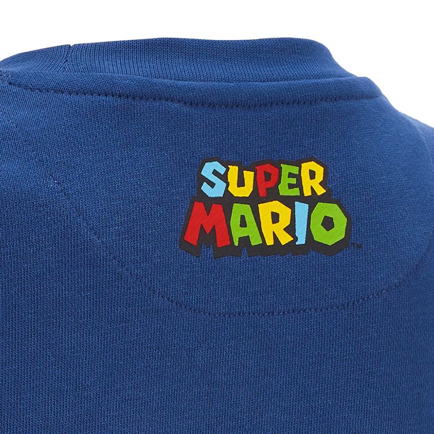 Maglie | Pullover | T-Shirt: Felpa Super Mario, bambino + blu alcalino 2