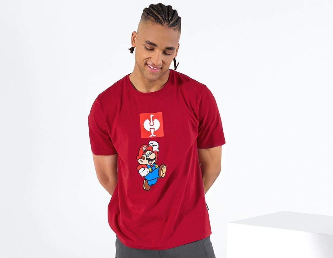 Collaborazioni: T-shirt Super Mario, uomo + rosso fuoco