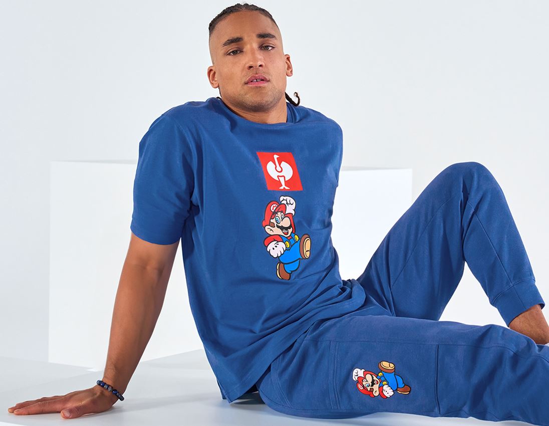 Collaborazioni: T-shirt Super Mario, uomo + blu alcalino 3