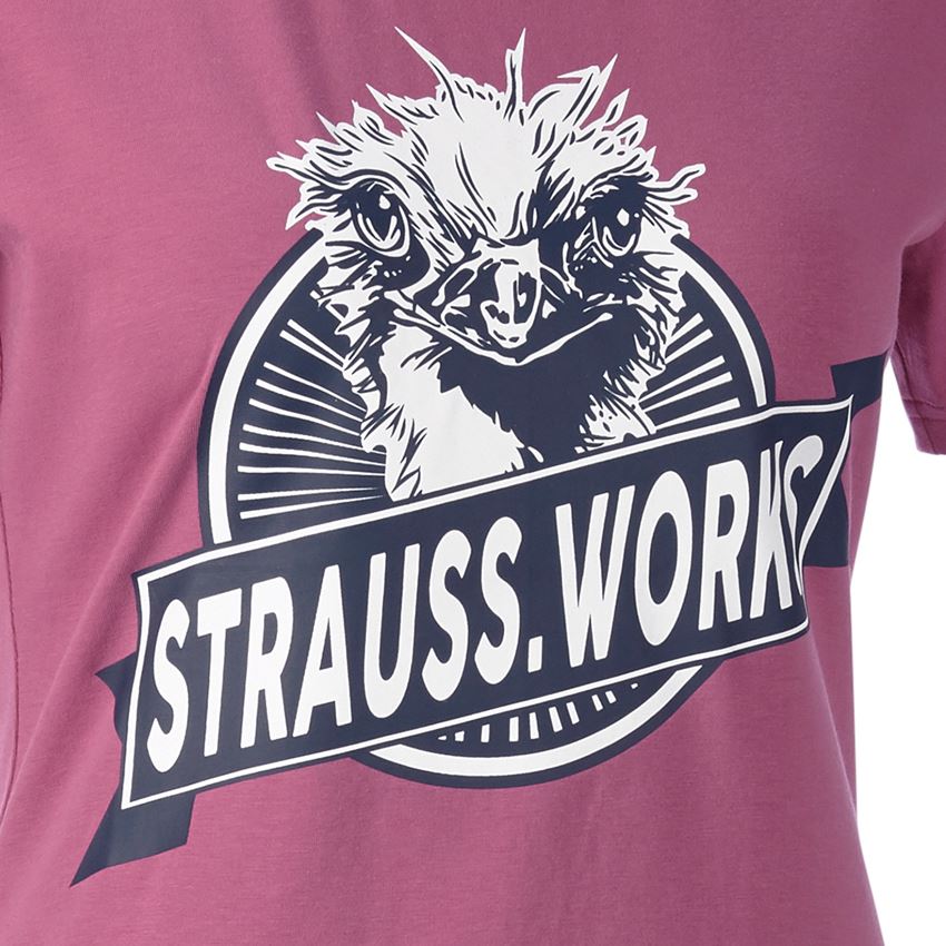 Abbigliamento: e.s. t-shirt strauss works, donna + rosa tara 2