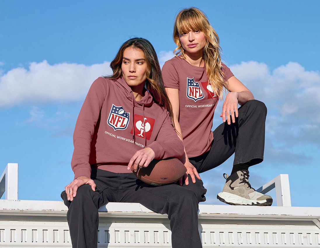 Collaborazioni: NFL T-Shirt cotton, ladies + rosso ossido 3