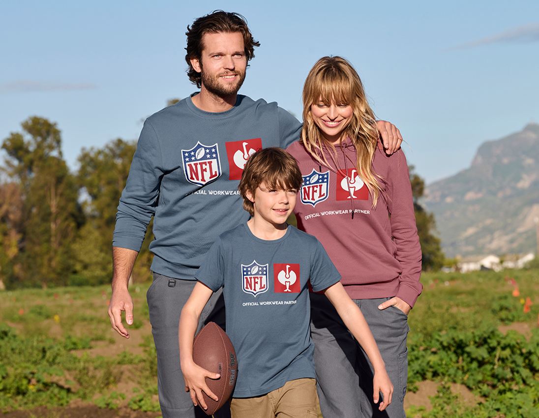 Kollaborationen: NFL T-Shirt cotton, kids + oxidblau 1