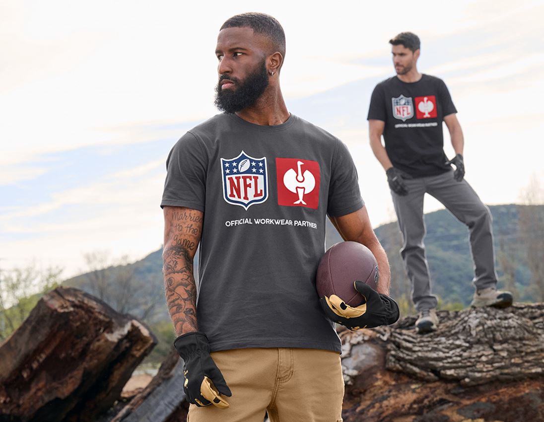 Collaborazioni: NFL T-Shirt cotton + grigio carbone 1