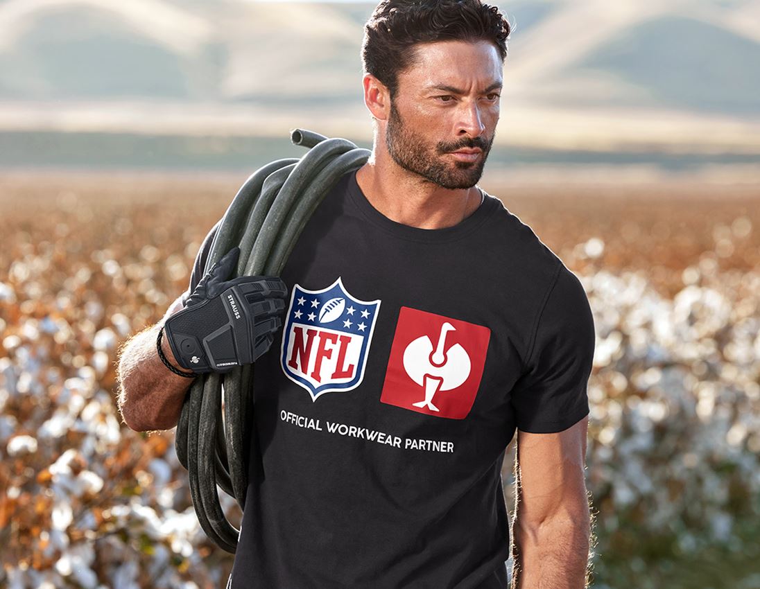 Maglie | Pullover | Camicie: NFL T-Shirt cotton + nero 1